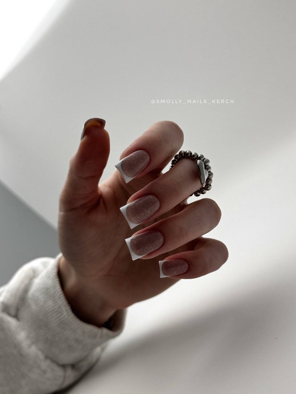 Student Russian manicure work