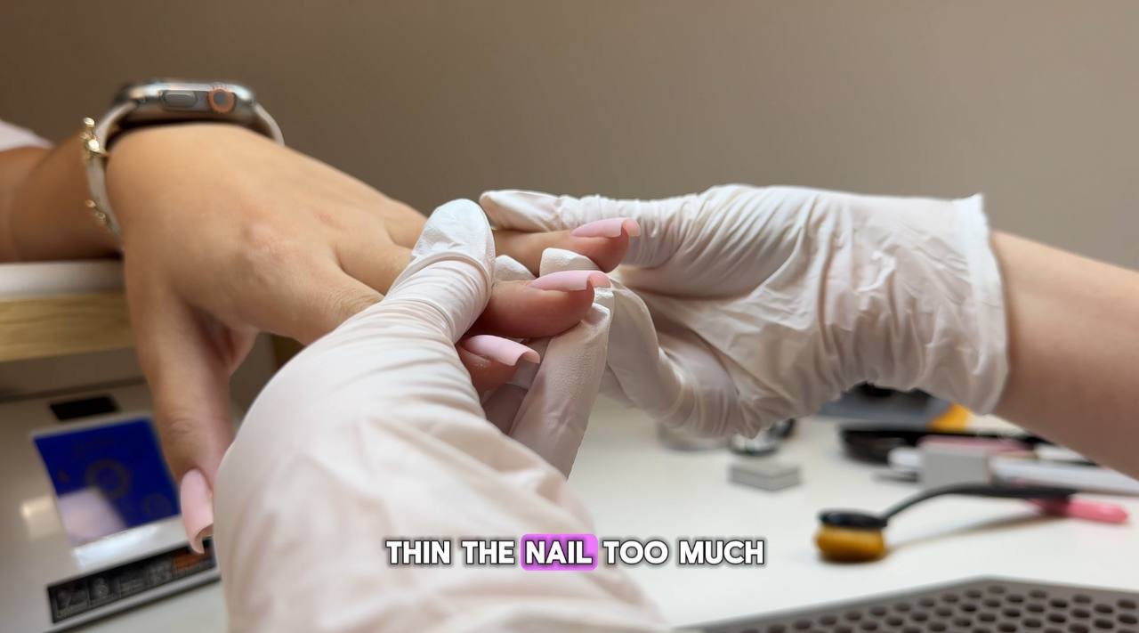 Russian manicure lesson